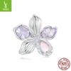 Prata Ziyun Série Insetos Fantasia Original Contas para Pulseira DIY Libélula Roxo Borboleta Acessórios de Contas de Prata S925