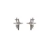 Pendientes Exquisitos y Únicos de Meteoro para Mujer, Pendientes Minimalistas de Estrella con un Estilo Genial, Pendientes de Circonita Versátiles de Moda de Nicho