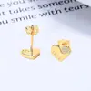 Pendientes de botón de amor de plata de ley 925 para mujer, modernos, combinan con todo, con tapa de rosca trenzada, pequeños y exquisitos pendientes de botón para el cartílago
