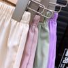 Pantalones de Verano para Niñas Pantalones con Lazo Pantalones Bombachos para Niños Pequeños y Medianos Pantalones Casuales de Color Sólido Sueltos Antimosquitos para Niñas