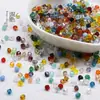 Cor mista 100 contas de diamante de cristal DIY contas soltas contas pontiagudas presilha de cabelo material para pulseira DIY colar
