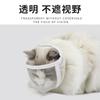 Nueva máscara de ojos transparente de Amazon para gatos, antimordeduras, antillamadas y antimordeduras, transpirable y de visión abierta.