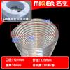 Manguera de PVC con Alambre de Acero Resistente a Altas y Bajas Temperaturas, Engrosada, Resistente a la Presión, Tubo Transparente Flexible, Tubo Especial para Transferencia de Agua y Aceite Industrial y Agrícola