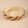 Pulsera de Ratán Tejida a Mano de Estilo Étnico Más Vendida Transfronteriza, Pulsera Versátil de Moda Retro, Joyería de Mano Bohemia para Mujeres