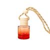 Tampa de cinco linhas cor cilíndrica garrafa vazia 8ML perfume óleo essencial carro pingente expansão incenso madeira aromaterapia interior garrafa Wang Cong