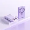 Batería Externa Inalámbrica Magnética Magsafe Viene con Carga Rápida 10000 mAh Compacta Portátil Soporte Fuente de Alimentación Móvil