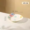 Conjunto Fofo de Tigela e Prato com Cor Underglaze de Alta Qualidade Conjunto de Louça Cerâmica Tigela Prato Doméstico Tigela de Sopa Colher Tigela para Macarrão Instantâneo