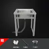 Fregadero de Cocina de Acero Inoxidable de un Solo Fregadero con Encimera Integrada, Lavabo y Base para Lavar Platos, Verduras y Ropa, Adecuado para Uso Doméstico