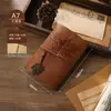 Cuaderno de Hojas Sueltas Estudiante Papel Kraft Libreta de Mano Bloc de Notas Simple Diario DIY Cuaderno de Viaje Antiguo