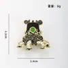 Nuevo broche de metal lindo de dibujos animados de comercio exterior, pin de insignia de aleación personalizado de moda ins japonesa para mujer