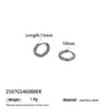 Taina Europeos y Americanos Lujo Ligero Lineales Acero Inoxidable Brazaletes para Oreja Acero de Titanio Pendientes de Moda Transfronterizos Populares Joyería al por Mayor