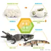 Juguete modelo de animal pequeño simulación ciclo de vida crecimiento rana tortuga pollo Montessori material didáctico preescolar venta al por mayor