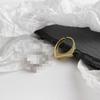 Anillo de Moda de Lujo Ligero de Plata de Ley 925 Geométrico Irregular Estilo Coreano para Mujer, Anillo de Dedo Índice Abierto Ajustable Minimalista de Moda, Tendencia Nacional