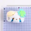 Nuevo Trébol de Cuatro Hojas de Dibujos Animados Gatito de la Suerte Expresión Linda Colgante DIY Llavero Accesorios para el Cabello Bolsa de Estudiante Venta al por Mayor