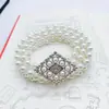 2026 Nova Corrente de Cintura com Pérolas Feminina Estilo Coreano Cinto Decorado com Strass e Pérolas Moda Doce Vestido Cinto Elástico