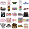 50 pegatinas para TDAH, cognición psicológica, lemas creativos en inglés, pegatinas para cuaderno al por mayor transfronterizo