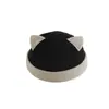 Gorra de Melón de Pana para Niños de Primavera y Otoño Transfronteriza Linda con Forma de Oreja Sombrero Hip-Hop para Bebé Elegante Cálida Sombrero de Propietario