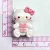 Desenho Hello Kitty Gato Kt Acessórios de Resina DIY Cola de Chantilly Capa de Celular Caseira Fivela de Sapato Grampo de Cabelo Materiais de Joalheria