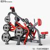 Entrenador de Remo Sentado Panatta Panata Tirón Alto Remo Horizontal Redondo Set de Equipo para Gimnasio