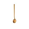 Acero Inoxidable 304 Cuchara y Tenedor Mate Cuchara de Café Cuchara Redonda Pequeña Cuchara para Remover Creativa Cuchara para Té con Leche Tenedor para Postre de Restaurante Pastel