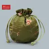 10Yjgz Saquinho Bordado com Cordão de Frutas Arredondadas Bolsa para Joias Bolsa para Brinquedos Bolsa de Noz Bolsa para Contas Budistas Leidezhu