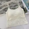 Top Camisola de Encaje Puro Deseo para Mujer de Principios de Otoño, Capa Base para Exteriores con Copas en el Pecho, Espalda Abierta Sexy, Espalda Hermosa, Top Adelgazante Favorecedor