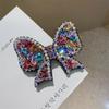 Horquilla de mariposa con diamantes de estilo coreano para el pelo, con diseño de celebridad de Internet, con pinza para el pelo en la parte trasera y con forma de pico de pato.