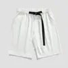 2023 Verão Novo Shorts Casuais Calças de Cinco Pontos Soltos Simples Shorts Multicoloridos para Homens e Mulheres com Cinto