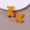 Peluche Adorable de Dibujos Animados Estéreo con Flocado Oso Accesorios para el Cabello DIY Funda para Teléfono Móvil Accesorios para Zapatos con Agujero Accesorios de Parche Al por Mayor