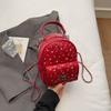 2026 Moda Novo Retro High-End Mochila de Corrente Acolchoada para o Dia a Dia Mini Bolsa de Ombro Simples Feminina