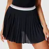 Traje Deportivo Transfronterizo para Mujer, de Manga Corta, Ligero, Transpirable, Polo Ajustado, Falda de Tenis Adelgazante para Fitness
