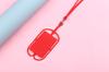 Cordón de silicona para teléfono móvil resistente a caídas anti-pérdida funda de tarjeta para teléfono móvil cordón tipo bufanda dos en uno hebilla de metal se puede personalizar el logo