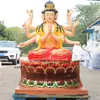 1m Estátua de Doom Yuanjun Doujin Minjun Resina Fibra de Vidro Estátua de Buda Adoração ao Templo 1,46m 1,8m