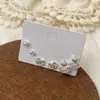 Aretes de Calabaza Dorada Cortada con Alta Retención de Color Nube Propicia Aretes de Gama Alta Joyería para Mujer Aretes Pequeños Personalizados Estilo Fresco