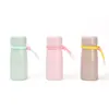 Taza aislada creativa y simple de acero inoxidable 316 con separación de té y agua, asa, taza de bolsillo mini portátil sellada a prueba de fugas