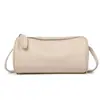 2025 Nova Moda Bolsa Pequena Carteiro de Couro Bovino de Camada Superior Bolsa Transversal de Ombro de Couro Genuíno Feminina Bolsa Pequena para Celular Feminina