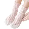 Calcetines de dormir de algodón de Xinjiang para ancianos, holgados y no restrictivos, calcetines postparto con parte superior suelta, algodón puro, cálidos, calcetines sin costuras de media pantorrilla