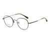 Gafas de titanio puro con diseño mate de dos colores, gafas de moda de Shenzhen de alta calidad con montura completa, gafas disponibles para hombres y mujeres