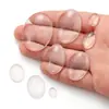 Gema Ovalada de Tiempo Base de Vidrio Parche Accesorios de Joyería DIY Imán de Refrigerador de Vidrio Transparente V1010