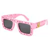 Nuevas Gafas de Sol Hip-Hop para Niños Marco Cuadrado Colorido Personalizado Europeo y Americano Gafas de Sol con Protección Solar 131 Rt088 1
