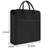 Bolsa Tote de Lona Vertical para Documentos Atacado Pasta de Tecido Oxford Masculina com Zíper Pasta de Conferência com Impressão
