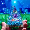 Bola de Cristal 73 Estilos Pirámide Bola de Cristal Transfronteriza Pirámide de Piedra Triturada Artesanías para el Hogar Adornos de Resina
