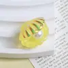 Concha de Pérola Colorida Galvanizada Cola Creme Capa de Celular Materiais Acessórios de Resina Atacado Acessórios para Joias DIY