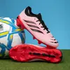 Zapatos de Fútbol Deportivos Transfronterizos para Niños y Estudiantes, Tacos Tf para Entrenamiento en Césped Artificial, Zapatos Profesionales de Competición Ag Long Spike para Hombres y Mujeres
