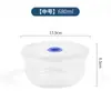 Caja crisper de grado alimenticio rectangular para refrigerador, sellada, caja de almacenamiento de alimentos, crisper de alimentos, caja para pepinillos