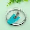 Accesorios para Tapa de Vaso de Coche de 20/30 oz, Tapa de Plástico Transparente Sellada y a Prueba de Fugas, Tapa Magnética para Vaso con Popote Personalizable