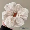 Goma para el pelo scrunchie floral vintage para mujer, accesorio para el pelo de estilo casual y de alta gama, nuevo modelo 2026 para moño