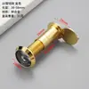 Visor de Puerta Ojo de Gato de Cobre Puro Diámetro 16mm Mirilla de Puerta de Hotel Lente de Vidrio Gran Angular de Alta Definición Anti-Espionaje Mirilla de Puerta de Entrada Anti-Palanca