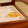 Anel Coroa de Renda Renda Feminino Moda 2025 Novo Ponto de Broca Design Vazado Nicho Elegante Anel de Dedo de Alta Qualidade