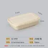 Saizhuo lonchera biodegradable lonchera desechable tazón de almidón de maíz caja para llevar lonchera con tapa